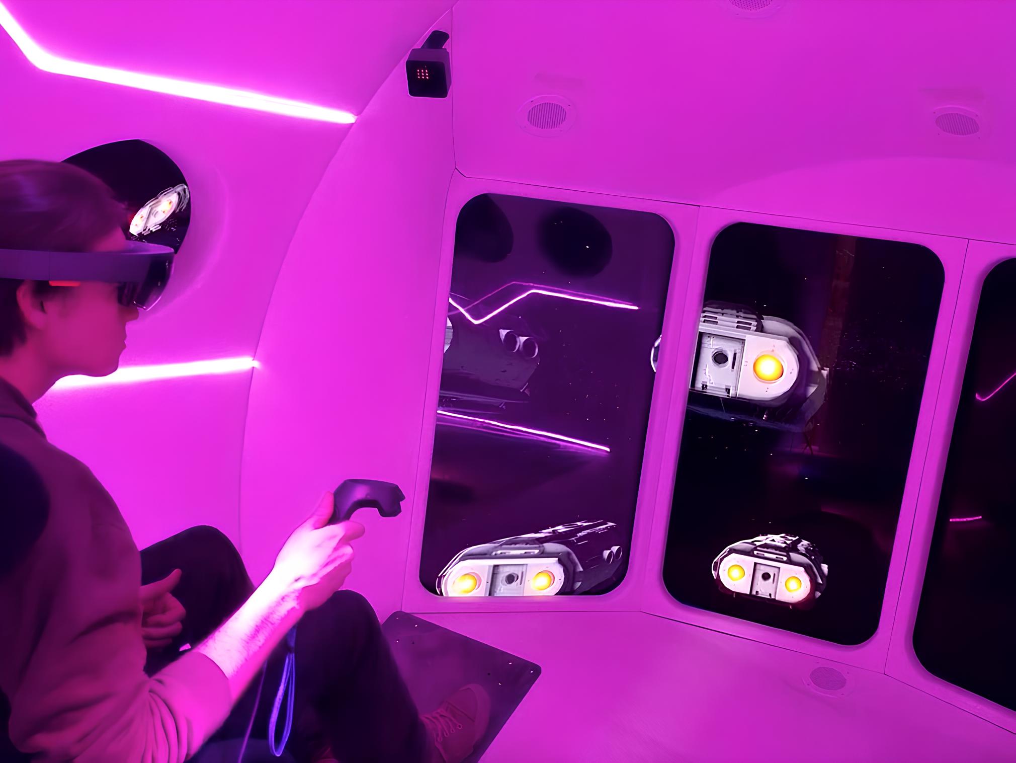 Seeper's HoloShip XR transports users to Mars with a cutting-edge mixed reality adventure. Explore futuristic environments with up to 8 players.