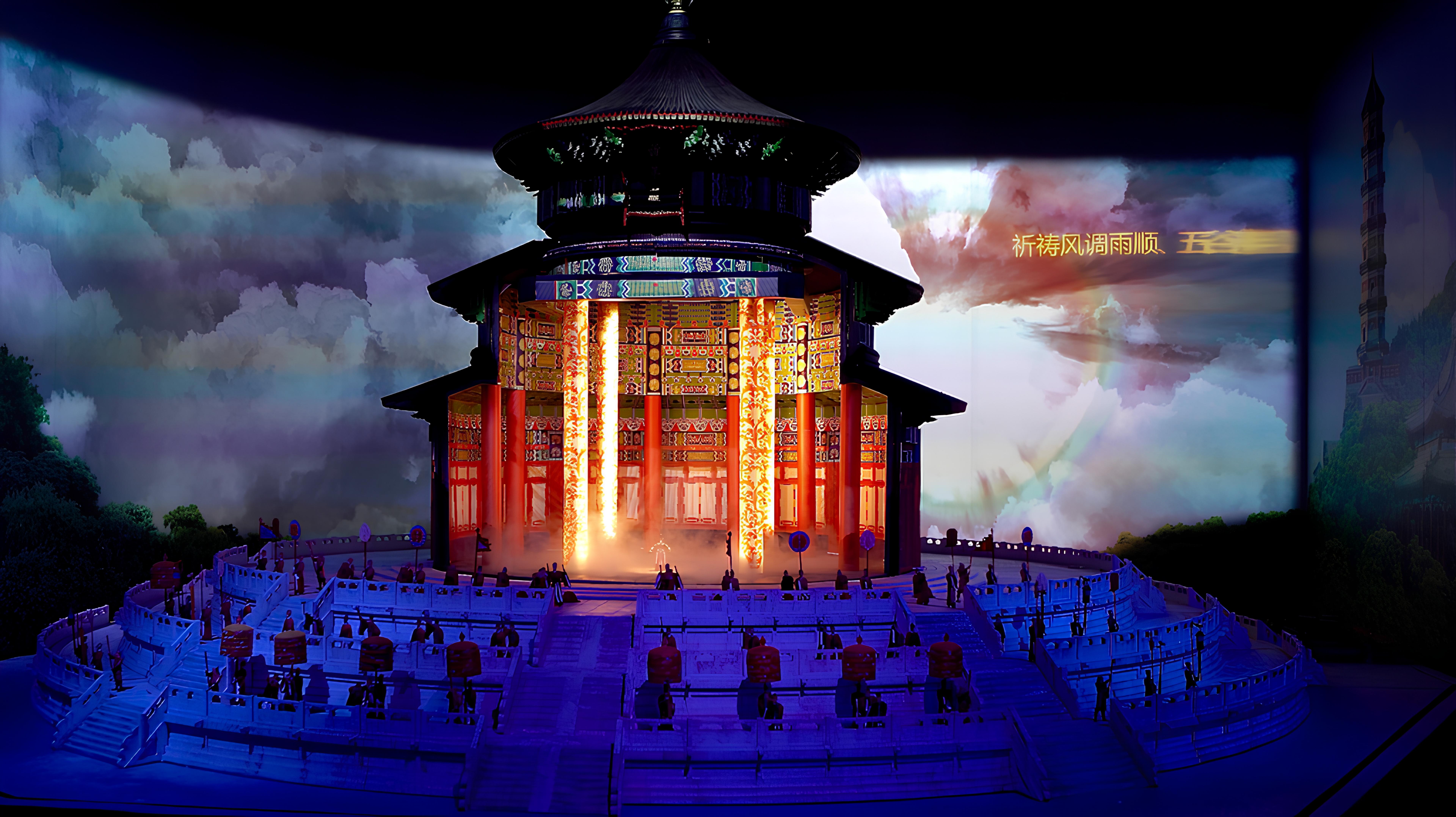 Multi-sensory effects and projection mapping on miniatures to immerse guests in Beijing’s history. Educating guests through immersive culture. Little Big City Beijing.