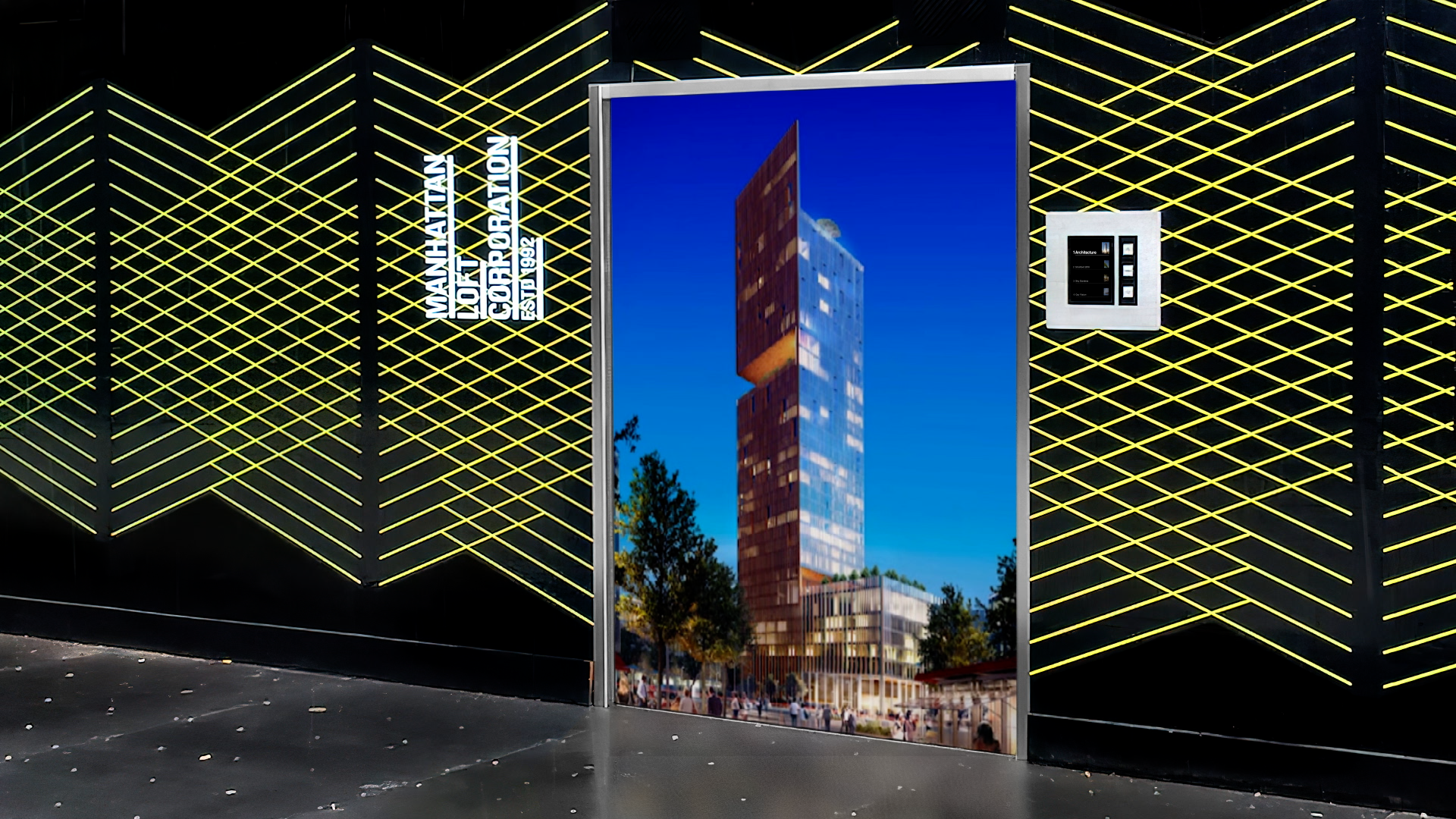 Interactive virtual lift for Manhattan Loft Corporation transforms a Stratford construction site into an engaging learning experience.